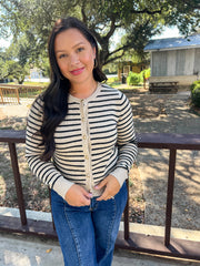Easton Striped Cardigan