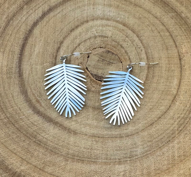 Palm Sunday Earrings - Silver