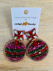 Holiday Beaded Earrings