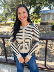 Easton Striped Cardigan
