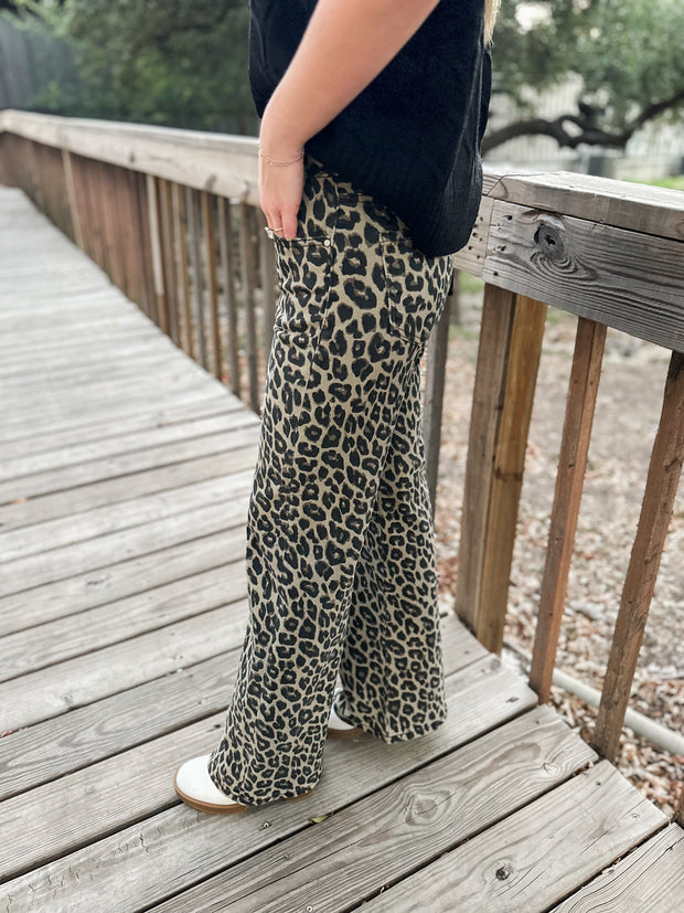 Leopard Risen Jeans