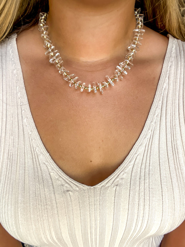 Clearly the Best Beaded Necklace - Treasure Jewels
