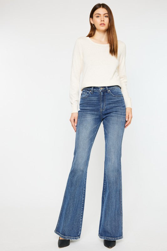 High Rise Flare Jeans - KC7340M