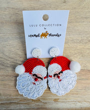 Holiday Beaded Earrings