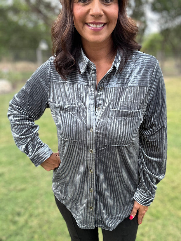 The Velvet Collared Top