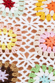 Sleeveless Multi Crochet Top