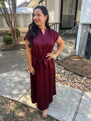 Let's Toast Wine Maxi Dress