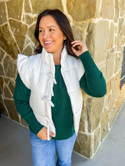 Sweet Season Vest - Cream