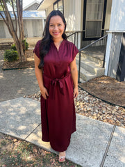Let's Toast Wine Maxi Dress