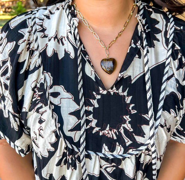 Tiger Heart Necklace