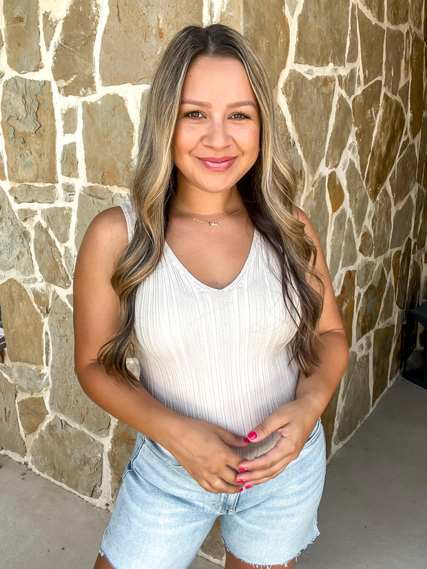 Weekend Days Knit Top - Oatmeal