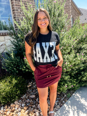 Game Time Girl Skort - Maroon