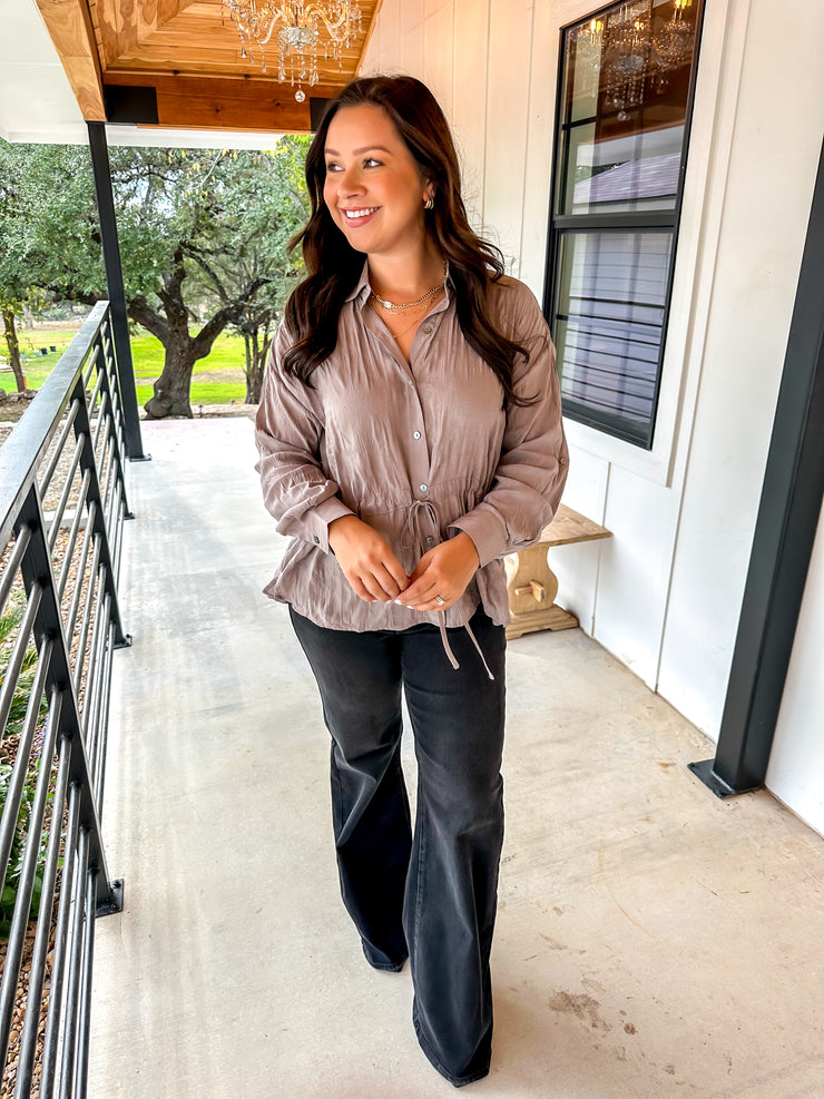 Sleigh The Day Top - Mushroom