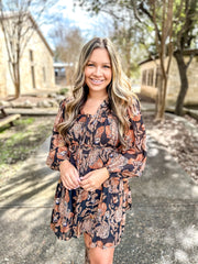 Boot Scootin' Printed Dress