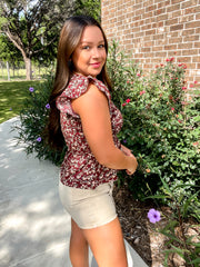 Subtle Season Floral Top