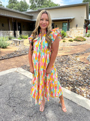 Throw Confetti Multicolored Dress