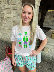 Nutcracker Christmas Top - Soft Pink
