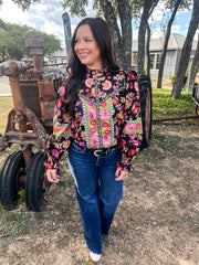 Chic Patterned Top