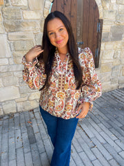 Fall In Love Printed Top