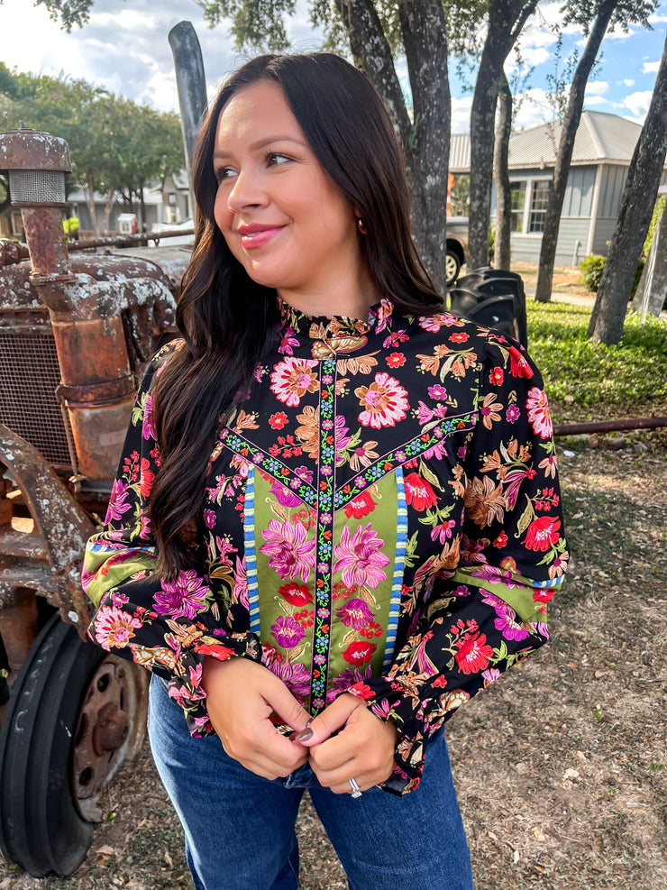 Chic Patterned Top
