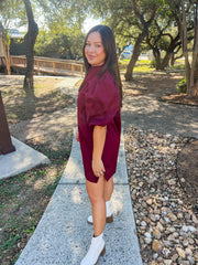 Cabernet Mini Dress