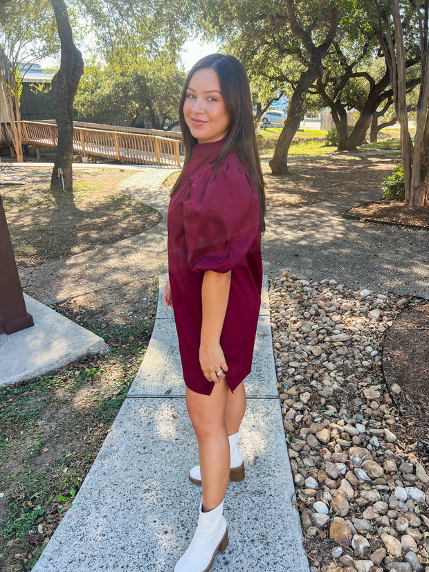 Cabernet Mini Dress