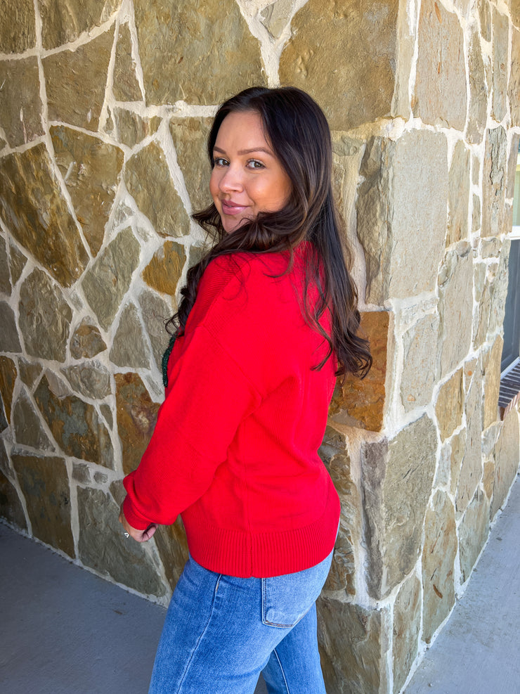 Festive Season Sweater - Red