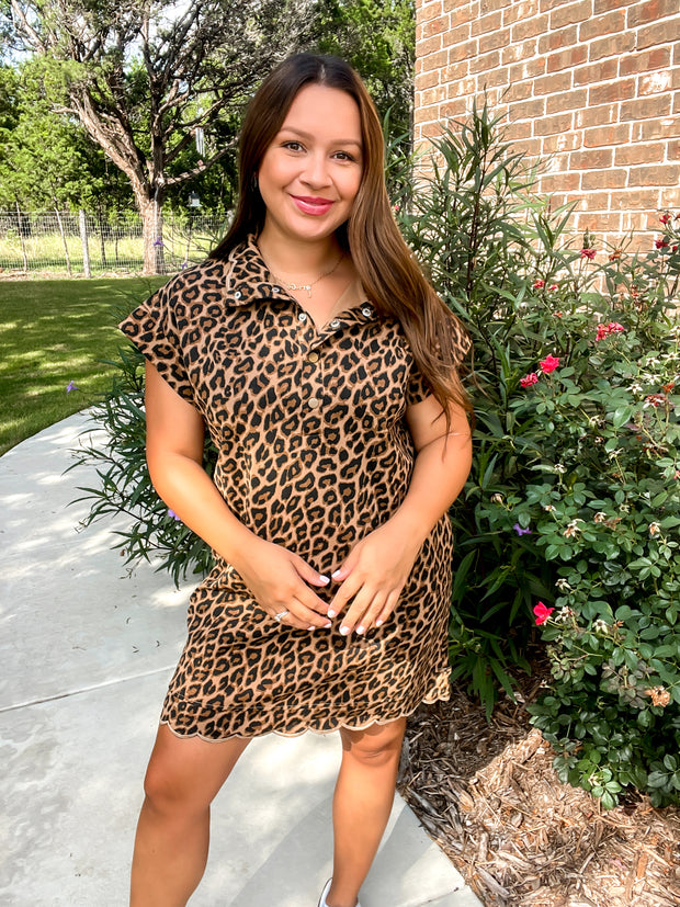 Soft Spot Leopard Dress