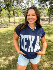 Game On Texas Top - Navy