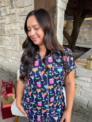 A Festive Christmas Pajama Top