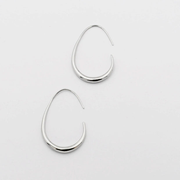 Dainty Silver Hoops