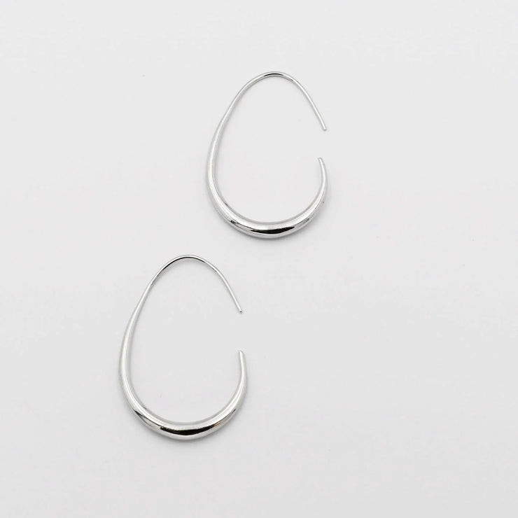 Dainty Silver Hoops
