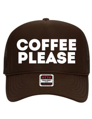 Coffee Please Trucker Hat