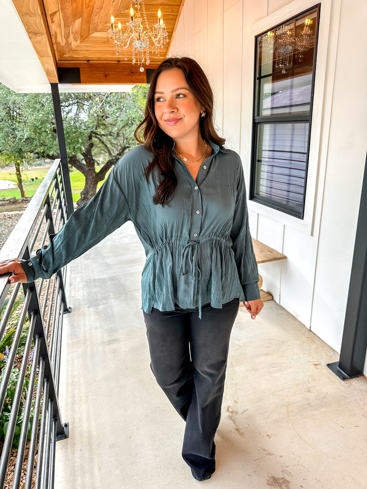 Sleigh The Day Top - Teal