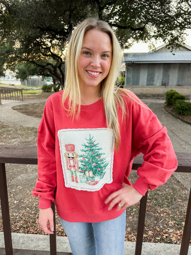 Cutesy Christmas Pullover Top