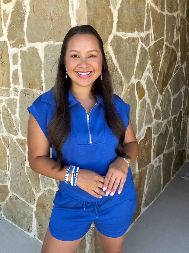 Meet Me On the Field Set - Cobalt Blue
