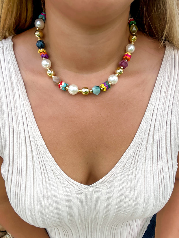 Ziggy Pearls Necklace - Treasure Jewels