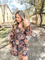 Boot Scootin' Printed Dress