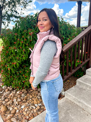 Sweet Season Vest - Blush