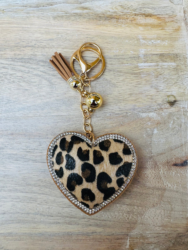 Leopard Love Keychains