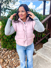 Sweet Season Vest - Blush
