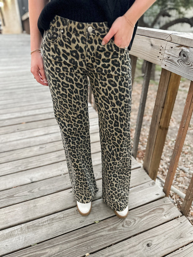 Leopard Risen Jeans