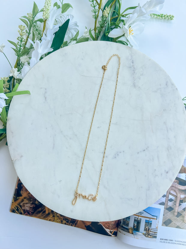 Grace Gold Necklace - Treasure Jewels