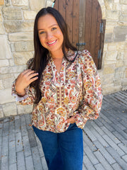Fall In Love Printed Top