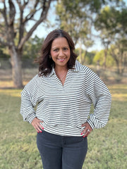 Striped Knit Top