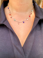 Gold Charm Dainty Necklace