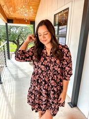 Changing Seasons Floral Printed Dress