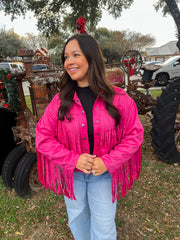 All the Sass Fringe Jacket