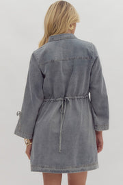 The Collared Denim Dress