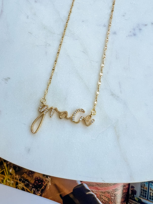 Grace Gold Necklace - Treasure Jewels